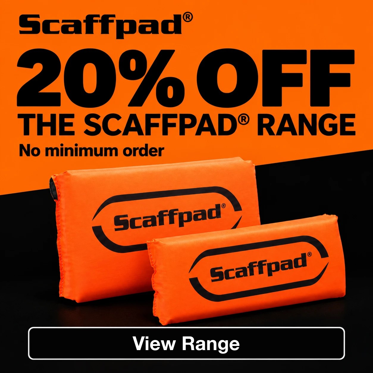 20% off the Scaffpad range – no minimum order